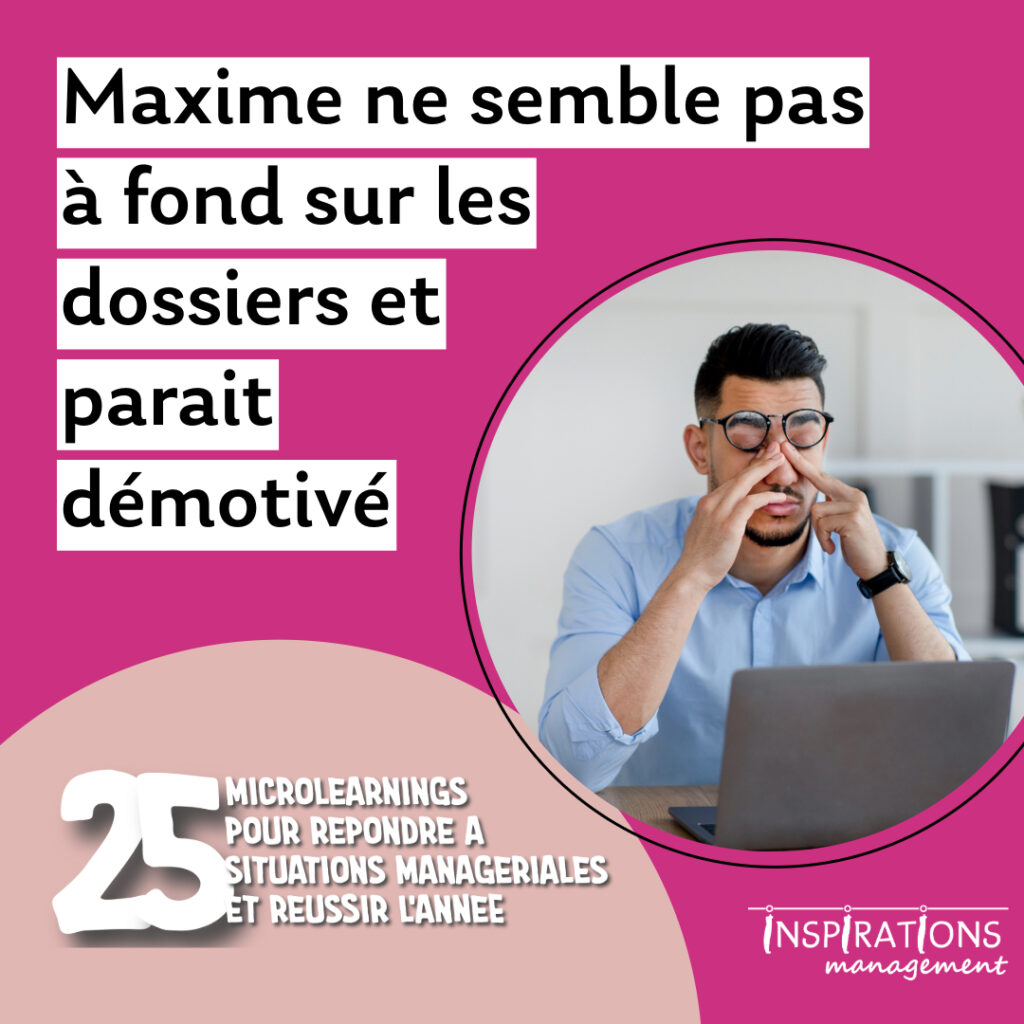 microlearning pour manager la démotivation